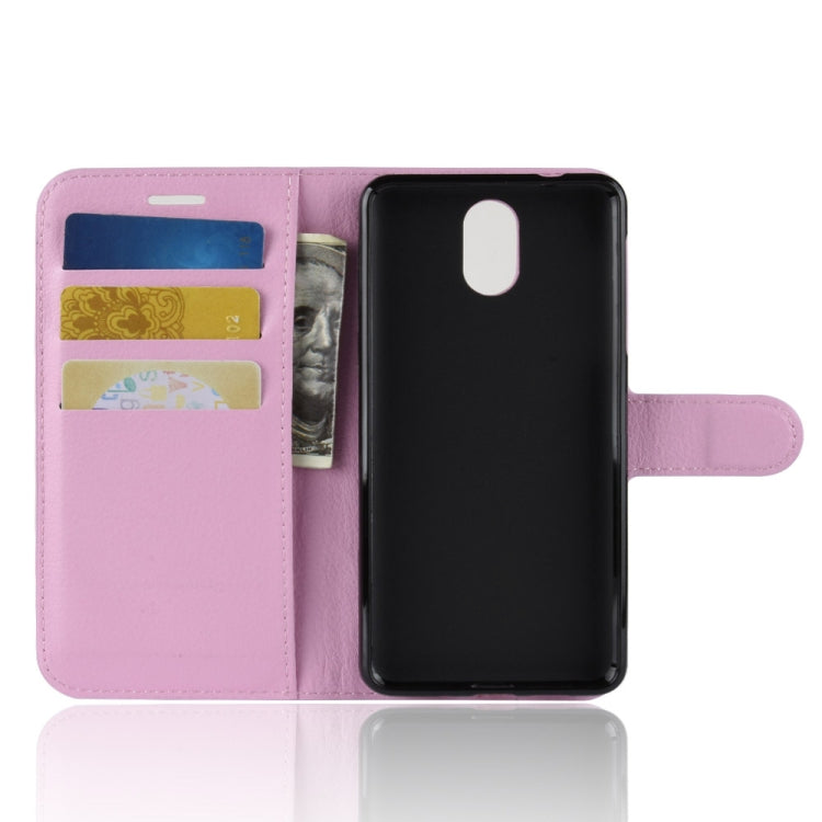 Litchi Texture Horizontal Flip Leather Case for Nokia 3.1, with Wallet & Holder & Card Slots