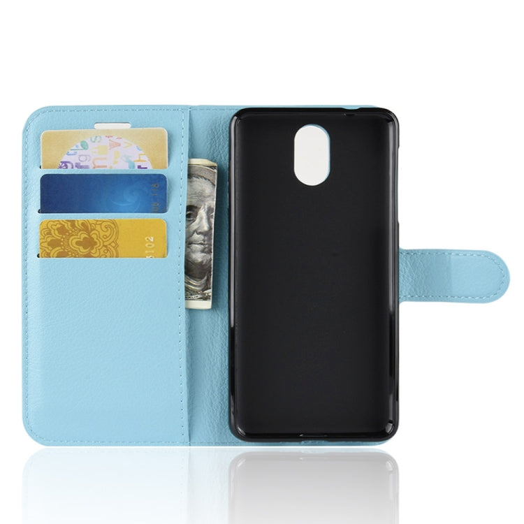 Litchi Texture Horizontal Flip Leather Case for Nokia 3.1, with Wallet & Holder & Card Slots