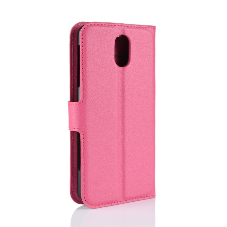 Litchi Texture Horizontal Flip Leather Case for Nokia 3.1, with Wallet & Holder & Card Slots