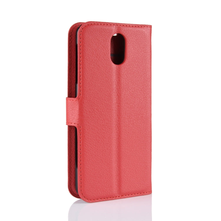 Litchi Texture Horizontal Flip Leather Case for Nokia 3.1, with Wallet & Holder & Card Slots