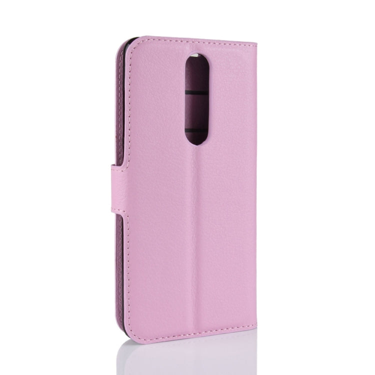 Litchi Texture Horizontal Flip Leather Case for Nokia 5.1, with Wallet & Holder & Card Slots
