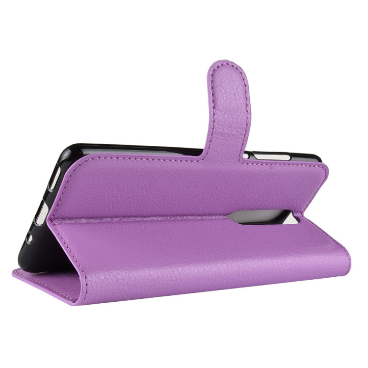 Litchi Texture Horizontal Flip Leather Case for Nokia 5.1, with Wallet & Holder & Card Slots