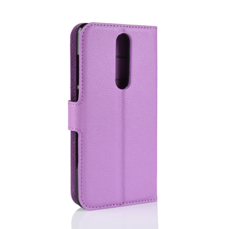 Litchi Texture Horizontal Flip Leather Case for Nokia 5.1, with Wallet & Holder & Card Slots