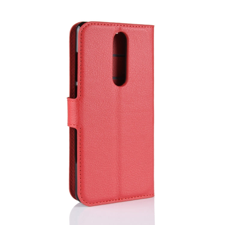 Litchi Texture Horizontal Flip Leather Case for Nokia 5.1, with Wallet & Holder & Card Slots