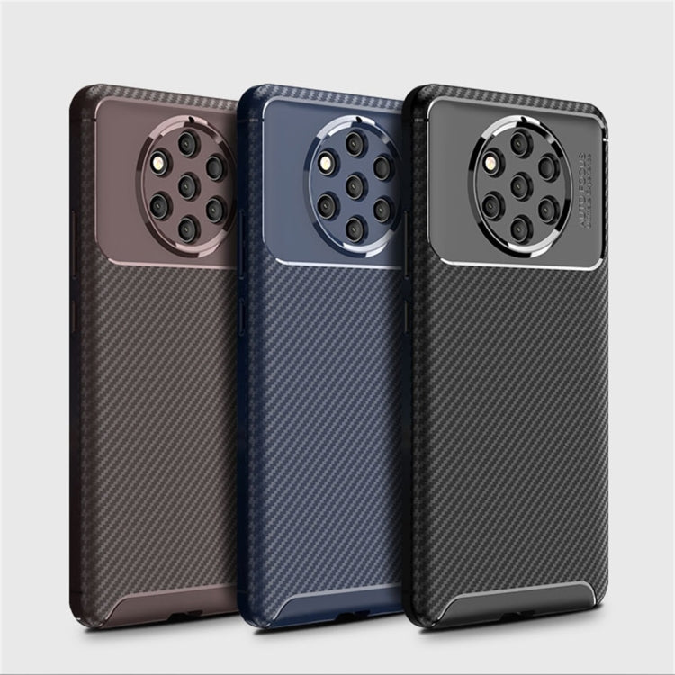 Carbon Fiber Texture Shockproof TPU Case for Nokia 9 PureView