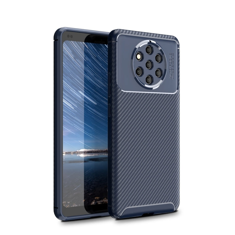 Carbon Fiber Texture Shockproof TPU Case for Nokia 9 PureView