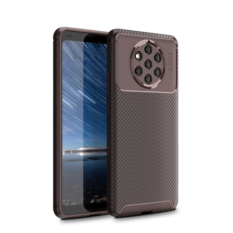 Carbon Fiber Texture Shockproof TPU Case for Nokia 9 PureView