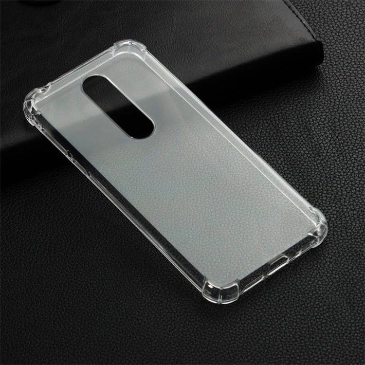 Shockproof TPU Protective Case for Nokia 7.1 (Transparent)