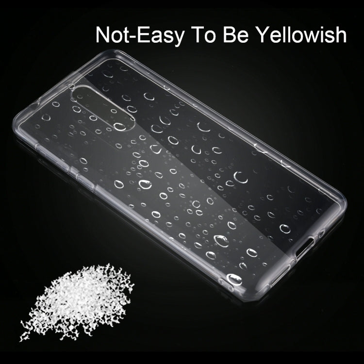 For Nokia 8 0.75mm Ultra-thin Transparent TPU Protective Case (Transparent)