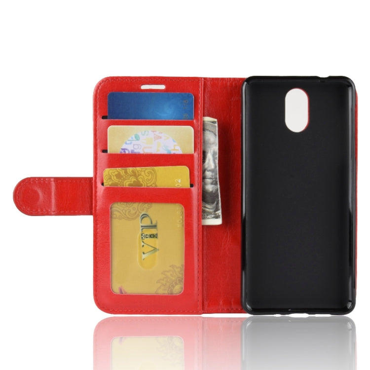 PU + TPU Crazy Horse Texture Horizontal Flip Leather Case for Nokia 3.1, with Wallet & Holder & Card Slots