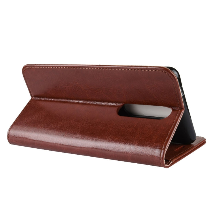 PU + TPU Crazy Horse Texture Horizontal Flip Leather Case for Nokia 5.1, with Wallet & Holder & Card Slots