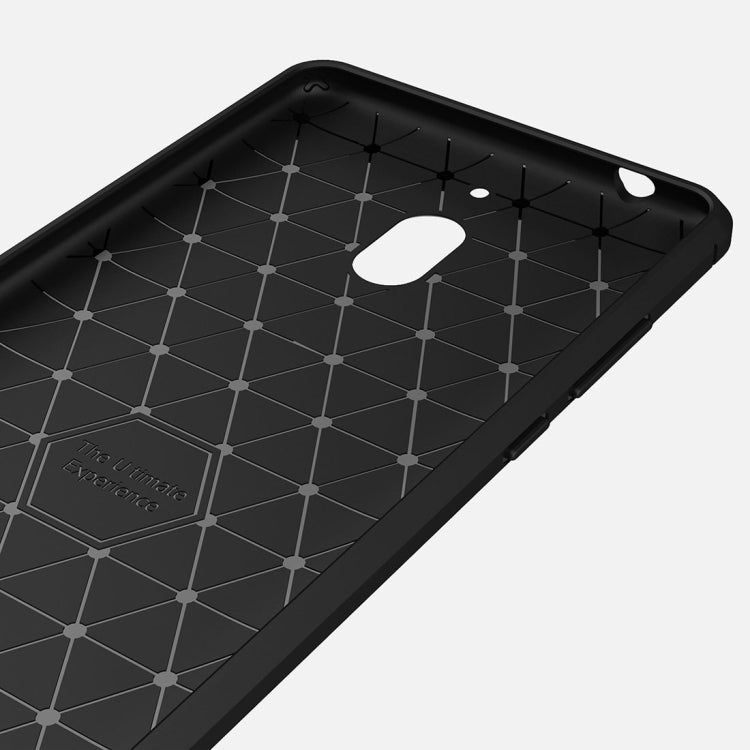 Brushed Texture Carbon Fiber Shockproof TPU Case for Nokia 2.1