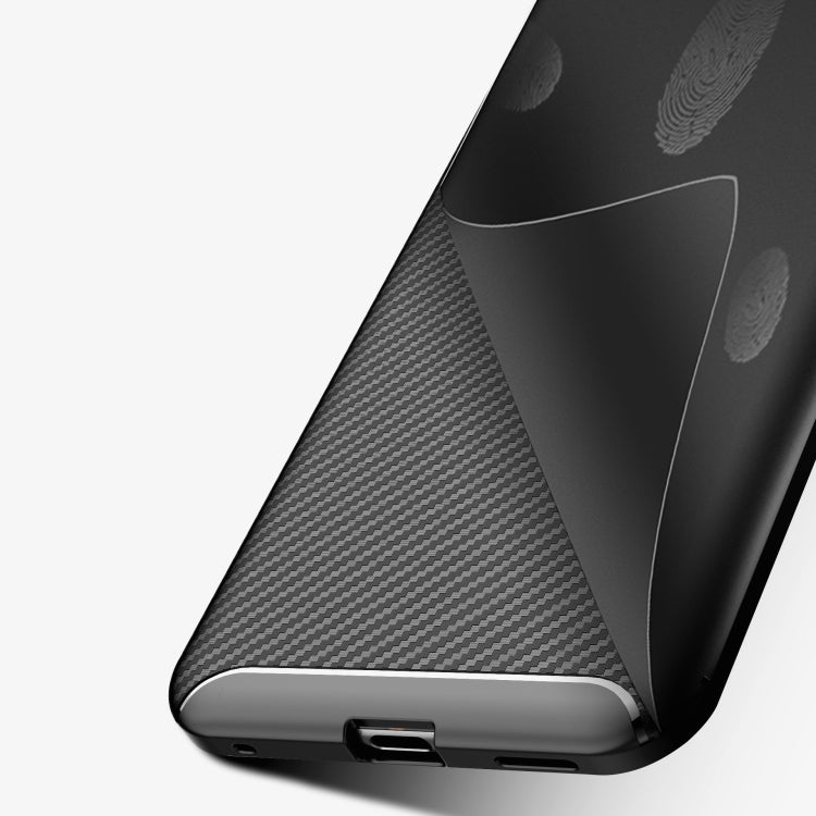 Carbon Fiber Texture Shockproof TPU Case for Nokia 6.2 / X71 (Black)