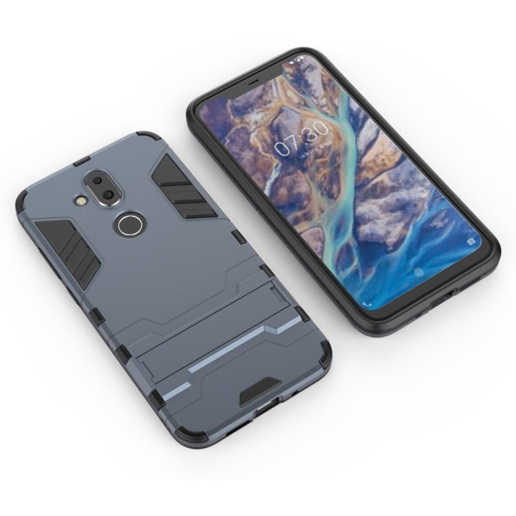Shockproof PC + TPU Case for Nokia 8.1 / X7, with Holder