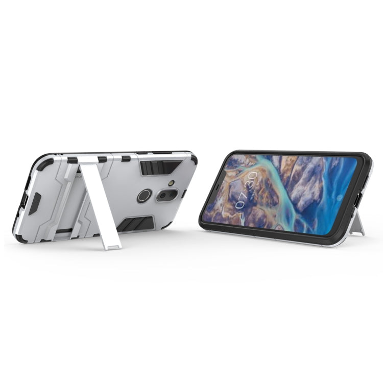 Shockproof PC + TPU Case for Nokia 8.1 / X7, with Holder