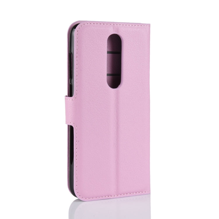 Litchi Texture Horizontal Flip Leather Case for Nokia 5.1 Plus (X5), with Wallet & Holder & Card Slots