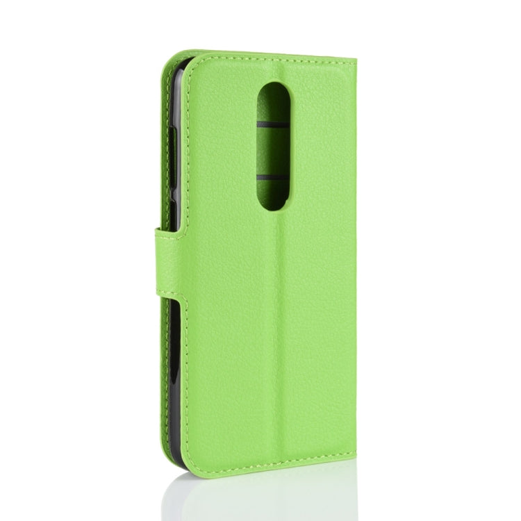 Litchi Texture Horizontal Flip Leather Case for Nokia 5.1 Plus (X5), with Wallet & Holder & Card Slots