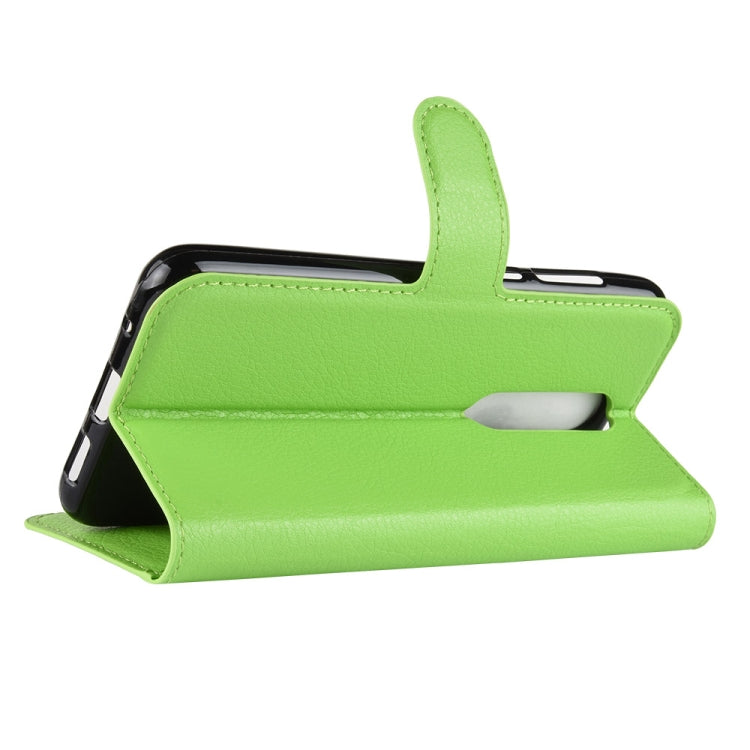 Litchi Texture Horizontal Flip Leather Case for Nokia 5.1 Plus (X5), with Wallet & Holder & Card Slots