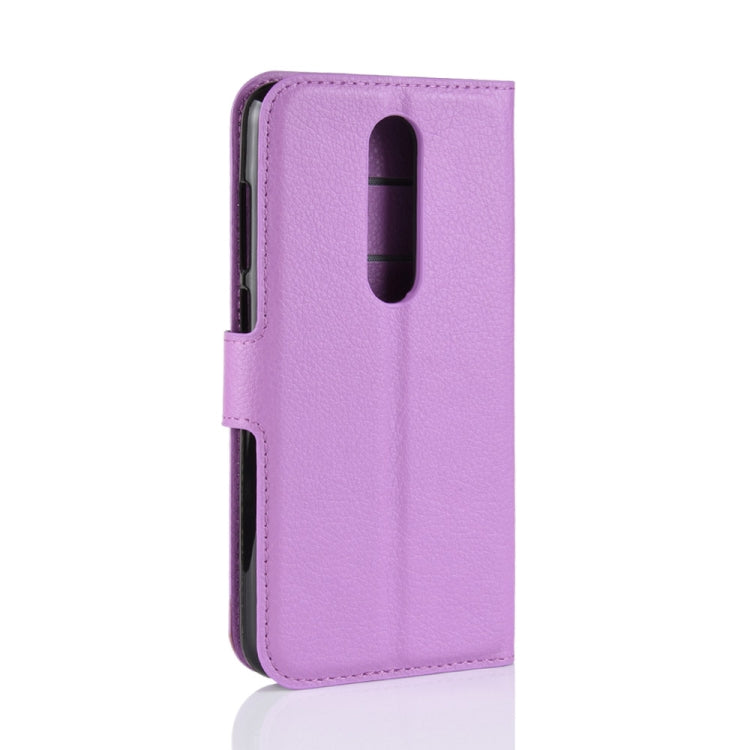 Litchi Texture Horizontal Flip Leather Case for Nokia 5.1 Plus (X5), with Wallet & Holder & Card Slots