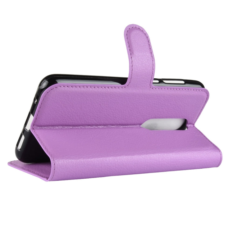 Litchi Texture Horizontal Flip Leather Case for Nokia 5.1 Plus (X5), with Wallet & Holder & Card Slots