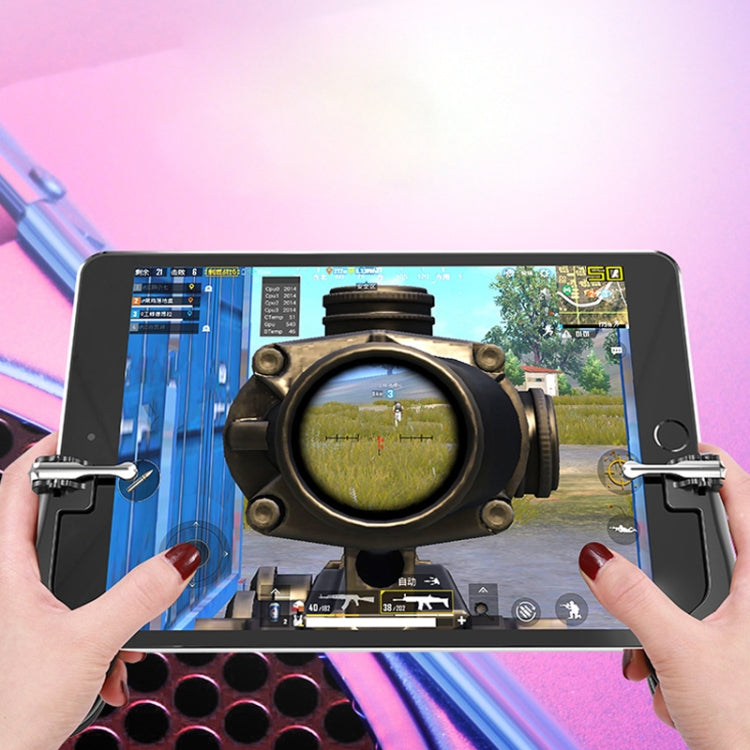 R9 Multi-function Tablet Eating Chicken Gamepad Handle Mobile Game Scoring Tool(Black)