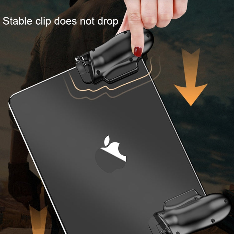 R9 Multi-function Tablet Eating Chicken Gamepad Handle Mobile Game Scoring Tool(Black)