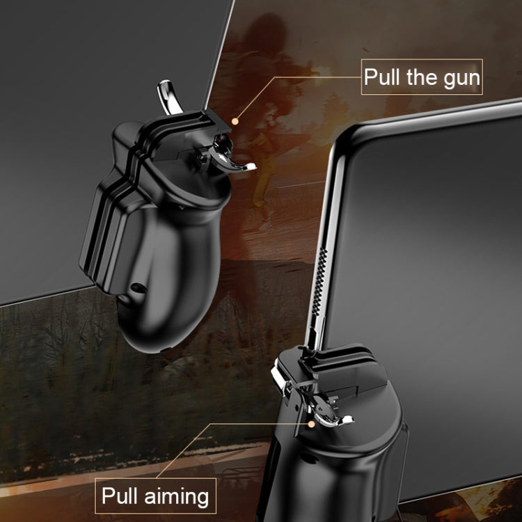 R9 Multi-function Tablet Eating Chicken Gamepad Handle Mobile Game Scoring Tool(Black)