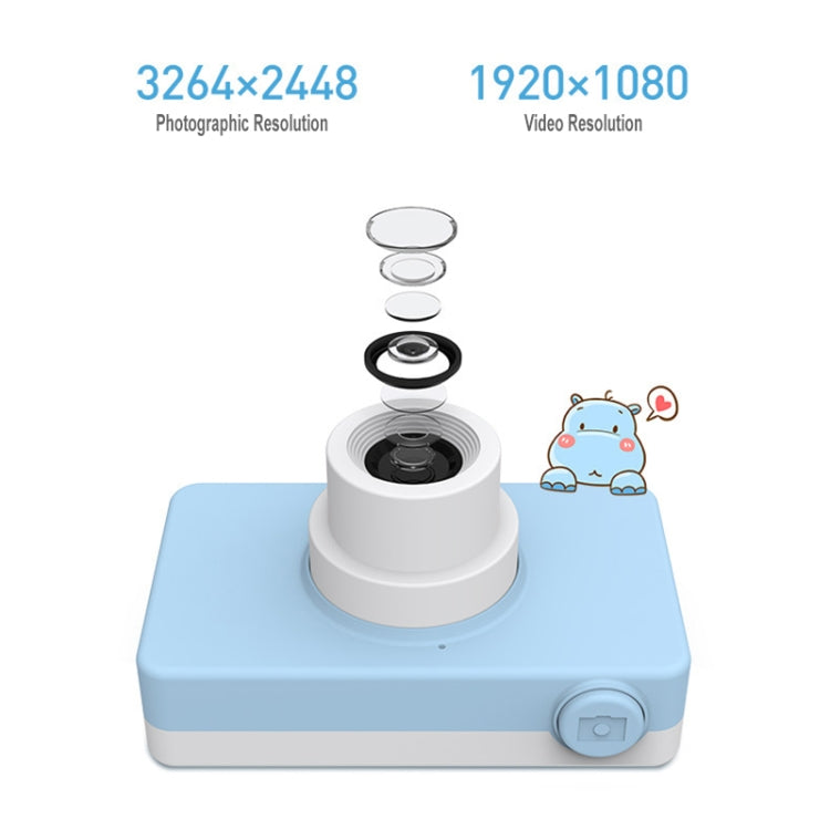 D9 8.0 Mega Pixel Lens Fashion Thin and Light Mini Digital Sport Camera with 2.0 inch Screen for Children