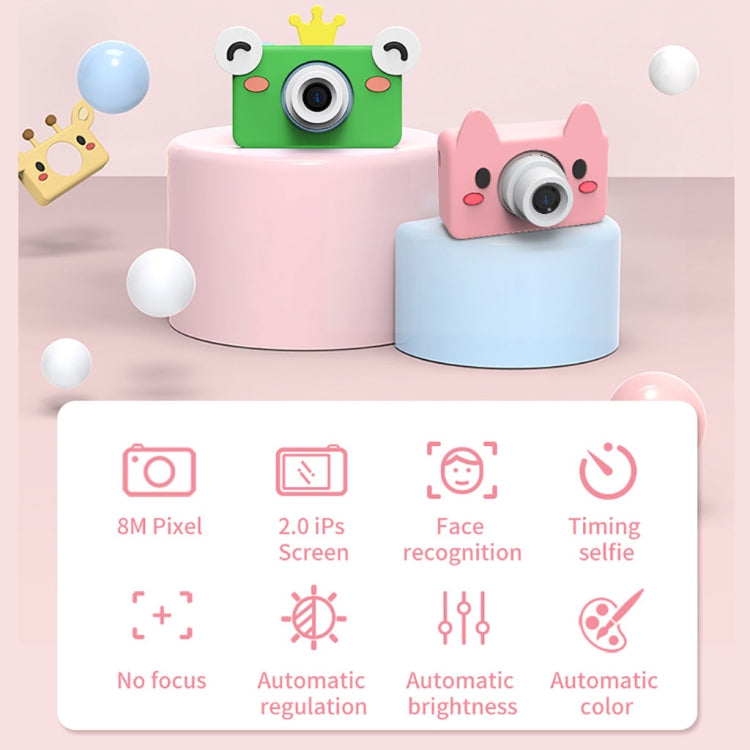 D9 8.0 Mega Pixel Lens Fashion Thin and Light Mini Digital Sport Camera with 2.0 inch Screen for Children