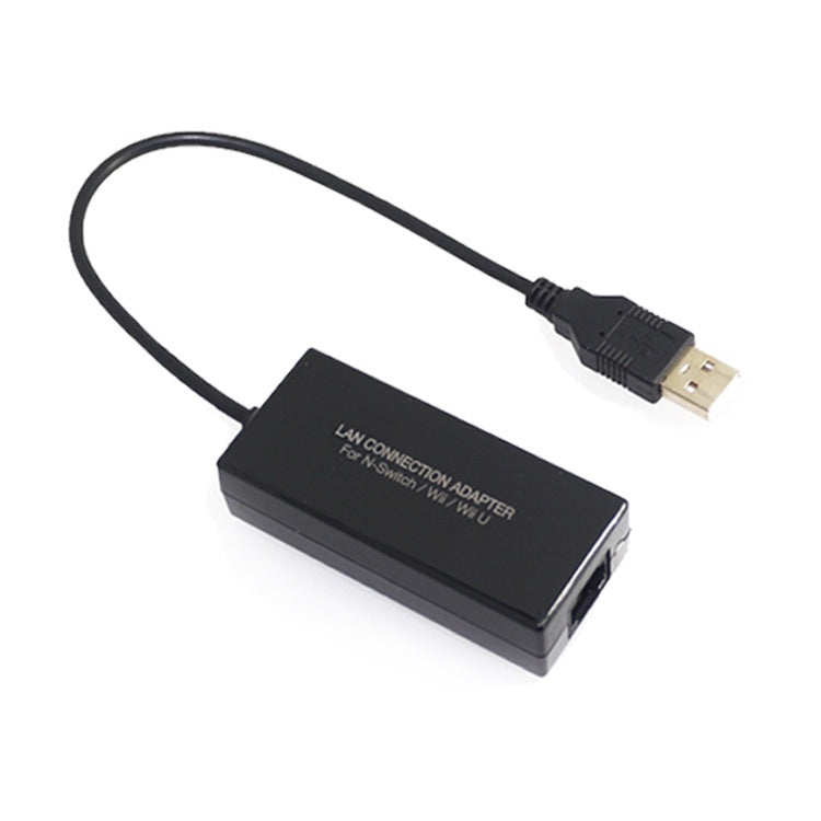 DOBE TNS-849 Lan Connection Adapter USB Ethernet Network Card 100Mbps USB 2.0 for Nintendo Switch / Wii / WiiU