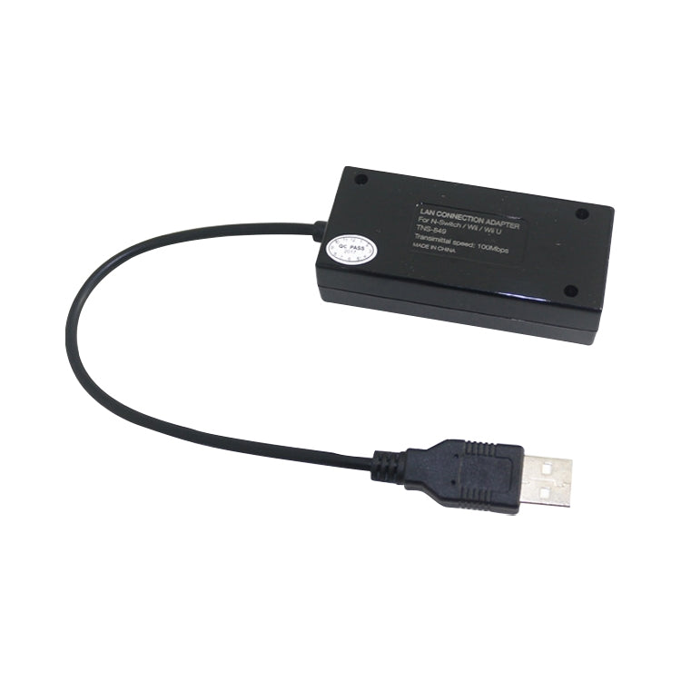 DOBE TNS-849 Lan Connection Adapter USB Ethernet Network Card 100Mbps USB 2.0 for Nintendo Switch / Wii / WiiU