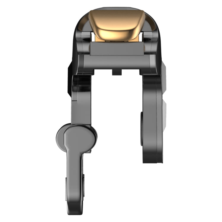 Taurus MK-1 Aluminum Alloy Adjustable Snap-type Four-finger Linkage Mechanical Press Shooting Game Handle for Mobile Phones within The Thickness of 6.5-10.5mm, Compatible with IOS & Android System
