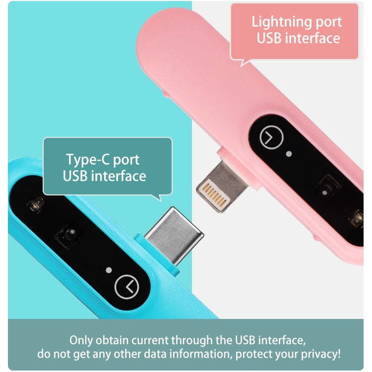 E1 USB-C / Type-C Interface Phones / Tablet PCs Screen Distance Reminder Children Learning Time Reminder, Support Sound & Light Remind, Remind Distance: About 40cm