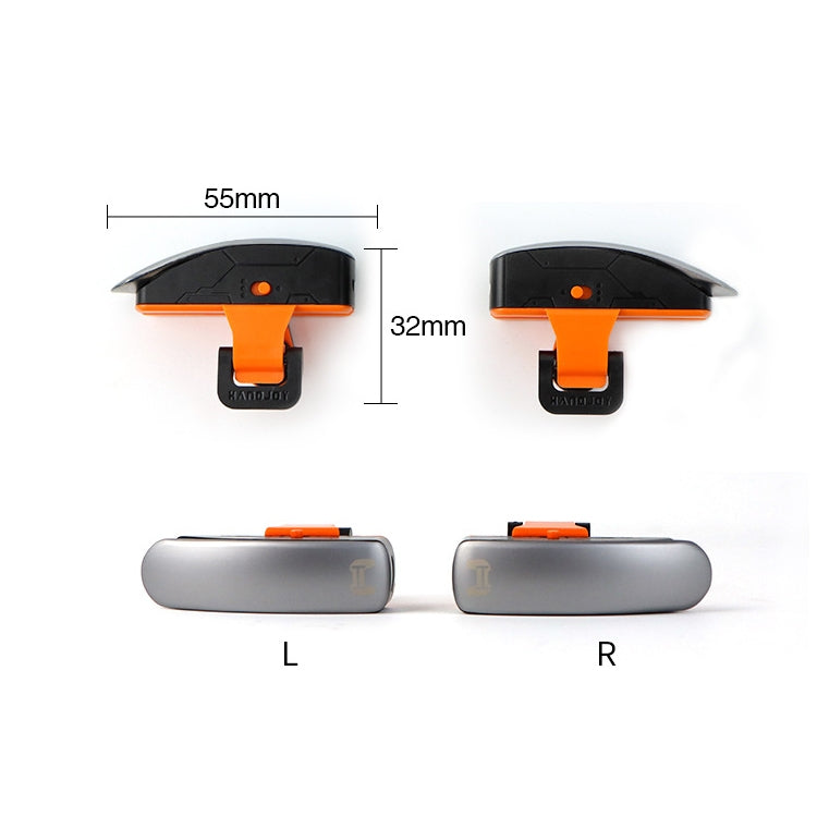 M01 Left-handed Version One-button Continuous-shooting Physical Connection Mobile Phone Game Button for Mobile Phones within The Thickness of 6.76-11.25mm
