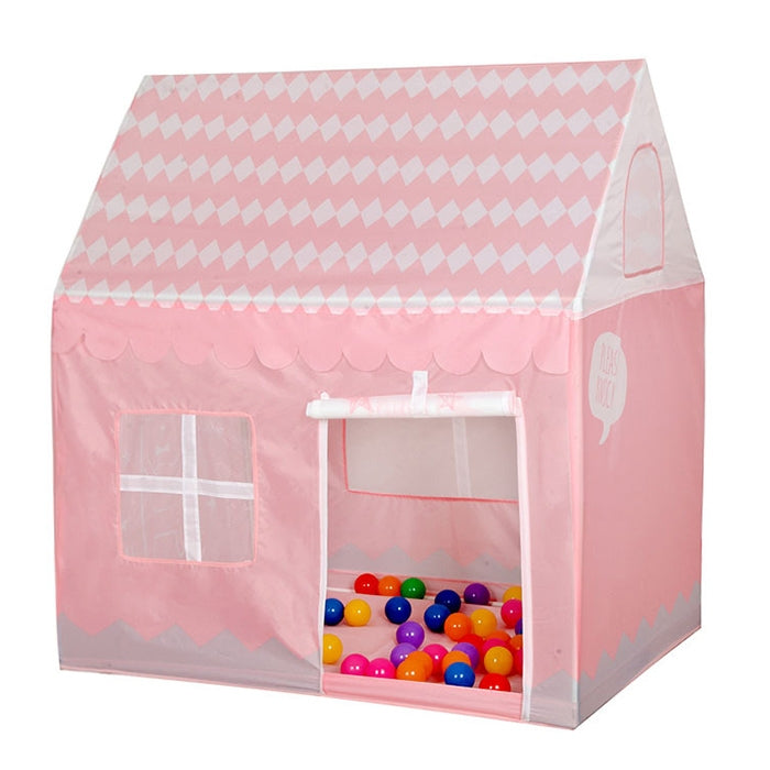 Household Children Printing Play Tent Small Game House with 50 Ocean Balls & Mat