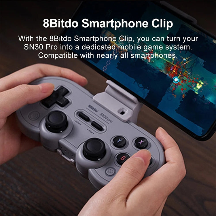 8BitDo SN30 Pro Bluetooth Gamepad Hall Version for Switch / Steam / PC / Android  - Grey