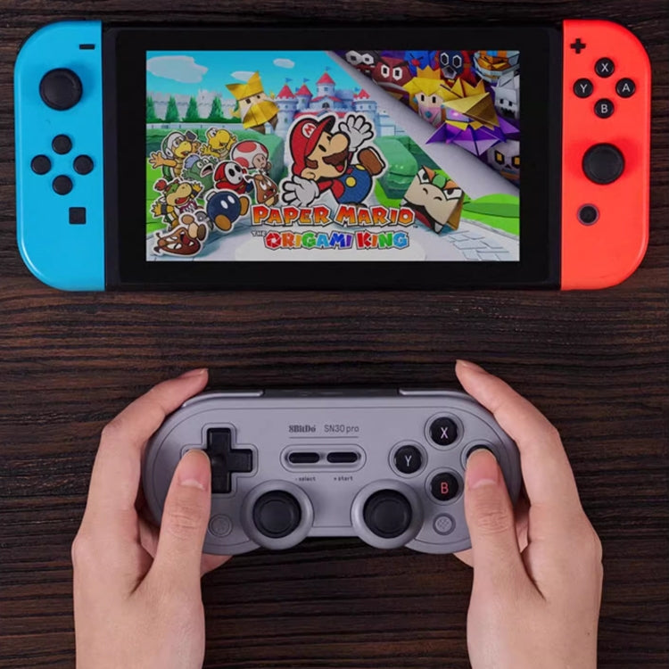 8BitDo SN30 Pro Bluetooth Gamepad Hall Version for Switch / Steam / PC / Android  - Grey