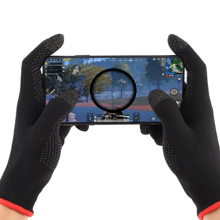 A Pair Nylon + Conductive Fiber Non-slip Sweat-proof Touch Screen Breathable E-sport Gloves