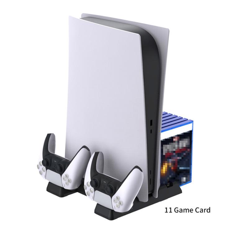 DOBE TP5-0593 Multi-function Stand With Game Disc Storage For PS5