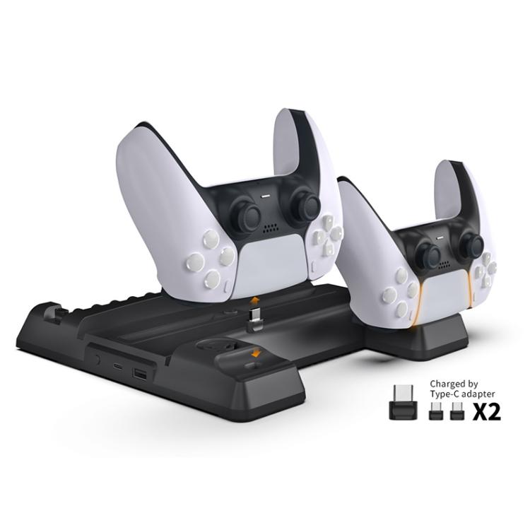 DOBE TP5-0593 Multi-function Stand With Game Disc Storage For PS5