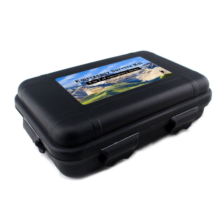 9 in 1 / Set Outdoor Camping Survival Multi-function Tool Box SOS Travel Tools