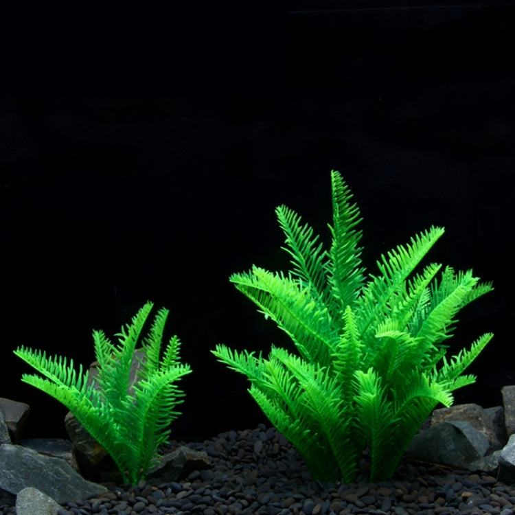Artificial Tree Plant Grass Figurines Miniatures Aquarium Fish Tank Landscape, Middle Size: 22.0 x 26.0cm