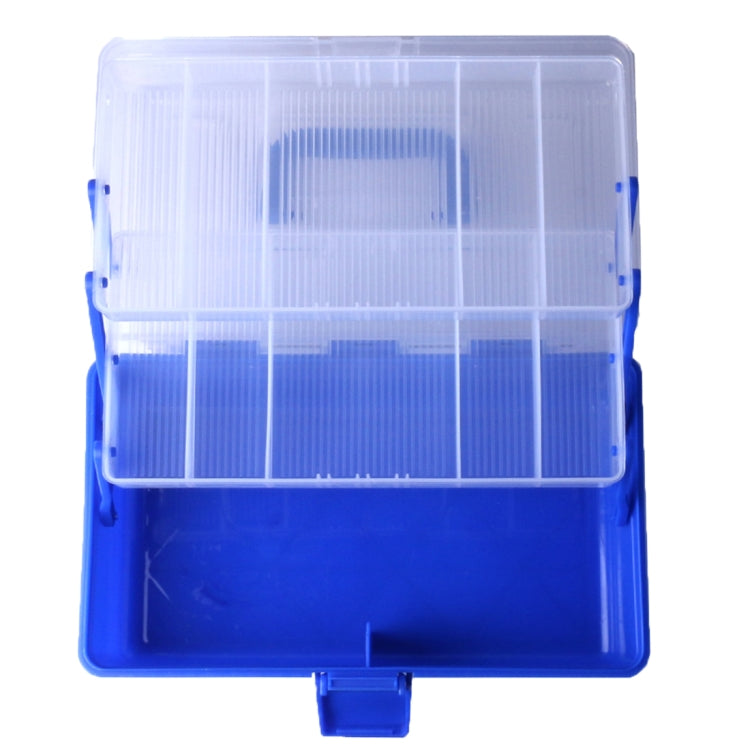 Multi-function Handy Tool Box Plastic Storage Fishing Tackle Box, Size: 14*15*28cm