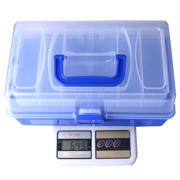 Multi-function Handy Tool Box Plastic Storage Fishing Tackle Box, Size: 14*15*28cm