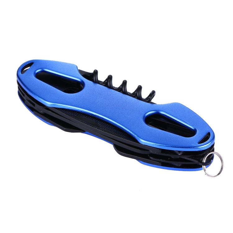 7 in 1 Multifunctional Portable Handy Cutter Knife Bit Tool Bottle Opener Scissors Bolt Driver