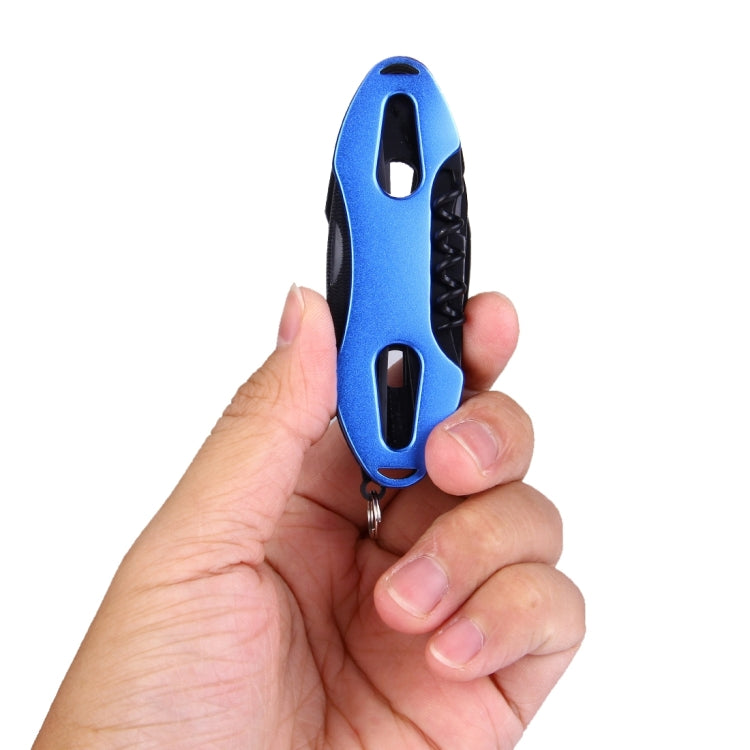 7 in 1 Multifunctional Portable Handy Cutter Knife Bit Tool Bottle Opener Scissors Bolt Driver