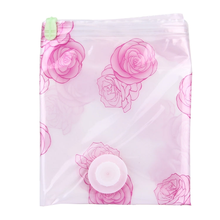 Flower Pattern Compressed Organizer Vacuum Bags, Size: 60*80cm
