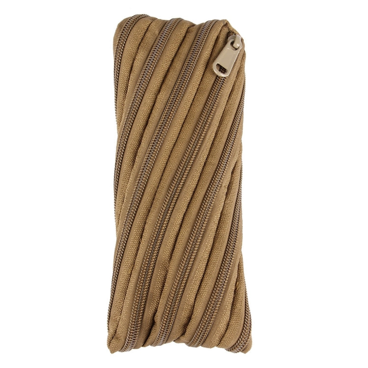 Parachute Cord Zipper Bag, Size: 21*8.5cm (Clay)