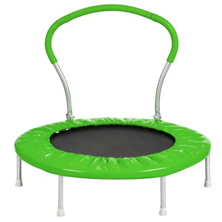 [US Warehouse] 36 inch Outdoor Activity Small Round Trampoline Bouncing Bed with Handle