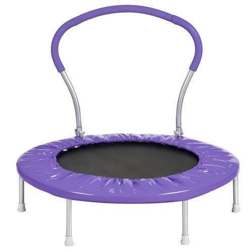 [US Warehouse] 36 inch Outdoor Activity Small Round Trampoline Bouncing Bed with Handle